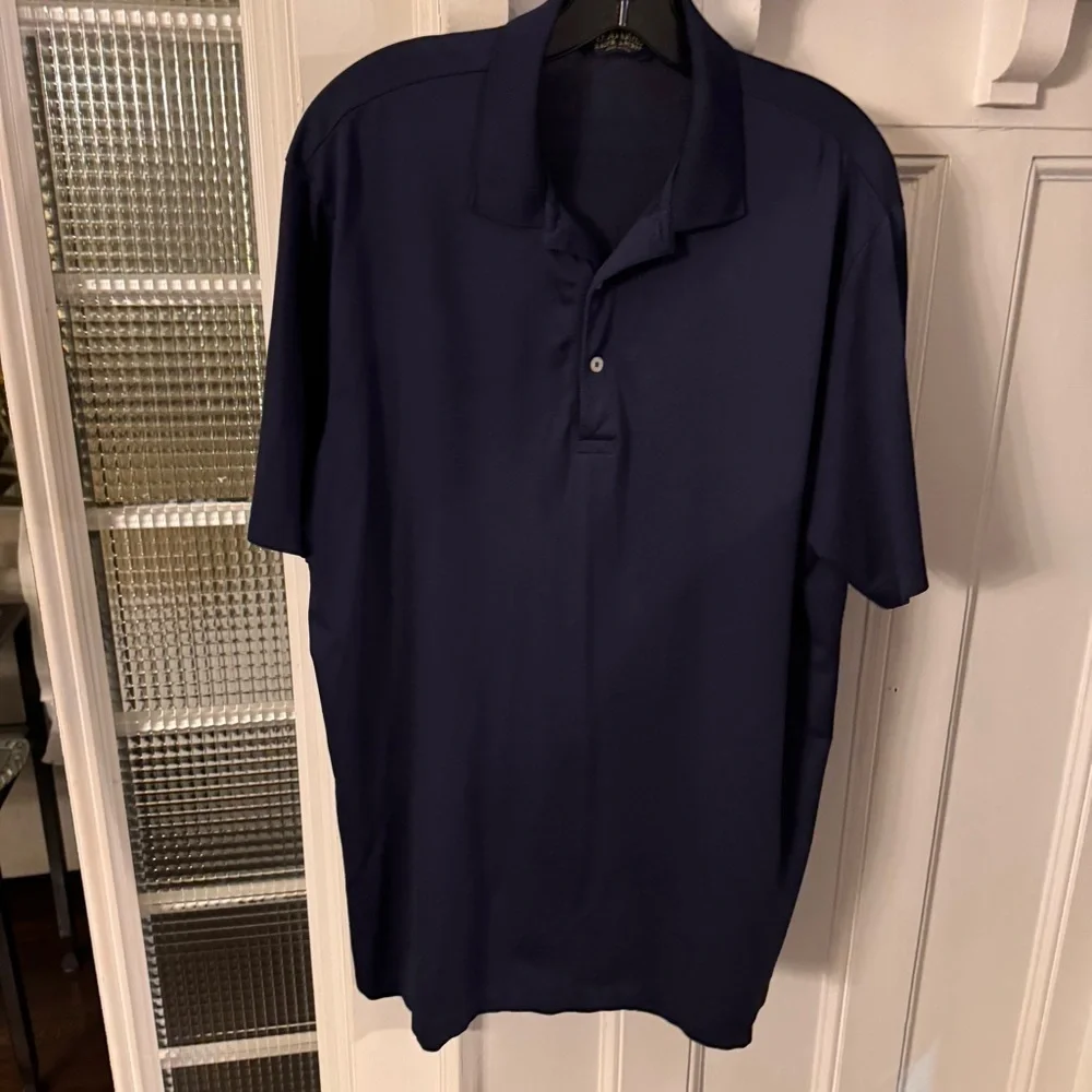 Polo Ralph Lauren Golf Performance polo shirt Sz Large Navy Blue